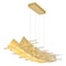 Cwi Lighting Gondola LED Chandelier With Satin Gold Finish 1244P40-602 - alternate 4